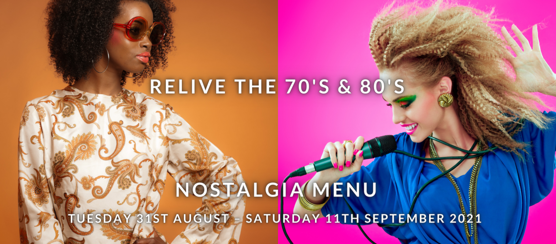 Blog Nostalgia Menu 70s & 80s