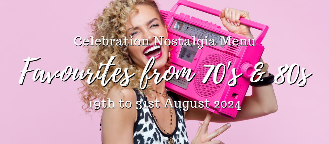 Nostalgia menu cover